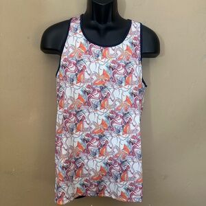 Playa Tank Top Small Gently worn Polyester pinpoint mesh No fabric tag
